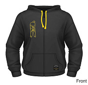 Худи на молнии Dirty Rigger Embroidered Hoodie